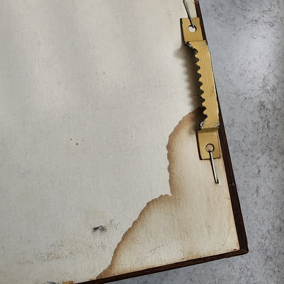 Vtg Wood mirror - Picture 8 of 13